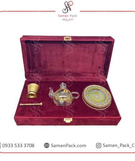 باکس مخمل زعفران 8*30*15