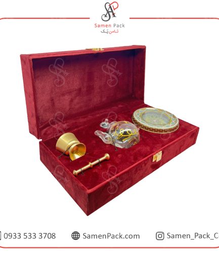 باکس مخمل زعفران 8*30*15