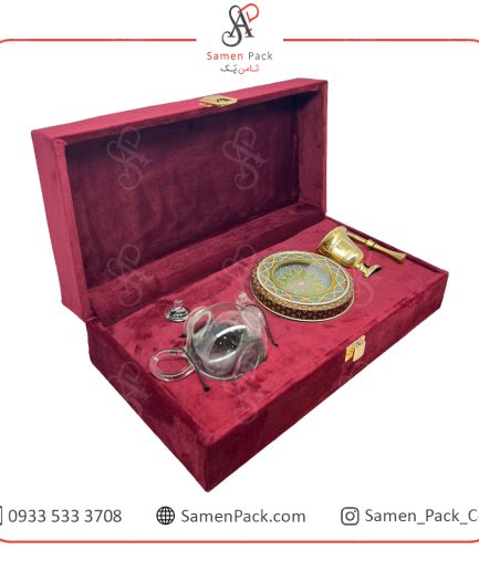 باکس مخمل زعفران 8*30*15