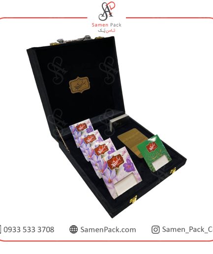 باکس مخمل زعفران 10*30*30
